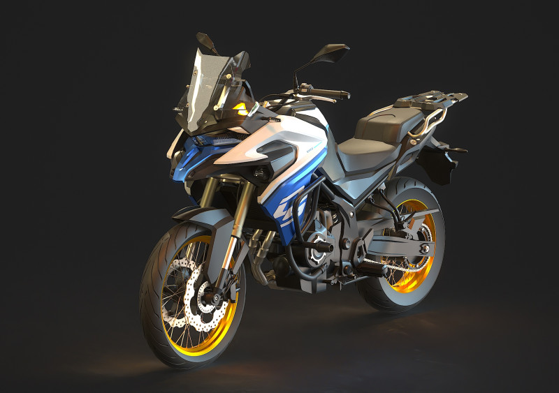 Base model Voge 525 DSX 2024 3D Model .c4d .max .obj .3ds .fbx .stl .blend 