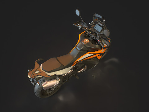 Base model KTM 890 Adventure 2024 3D Model