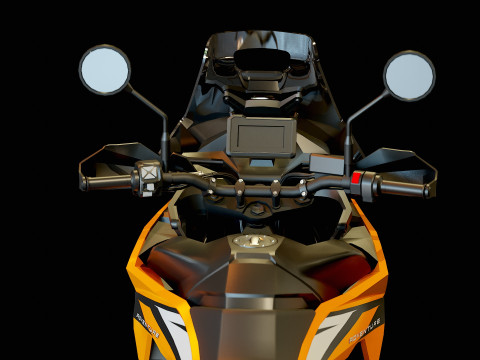 Base model KTM 890 Adventure 2024 3D Model