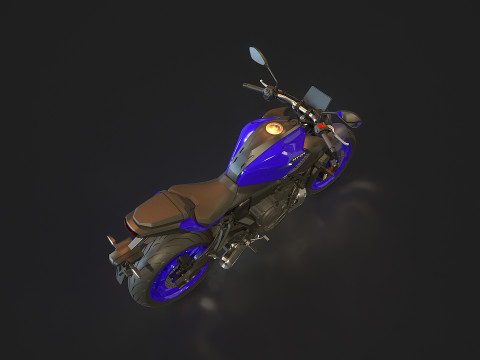 Base model Yamaha MT 07 2025 Modelo 3D