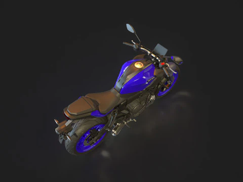 Base model Yamaha MT 07 2025 3D Model