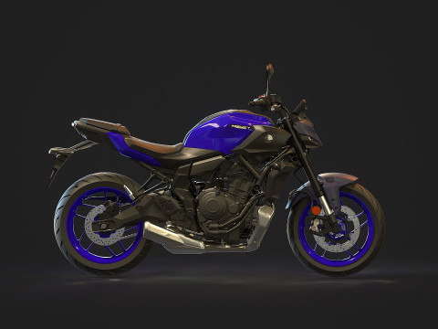Base model Yamaha MT 07 2025 Modelo 3D