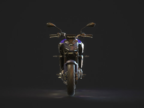 Base model Yamaha MT 07 2025 Modelo 3D