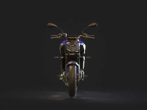 Base model Yamaha MT 07 2025 3D Model
