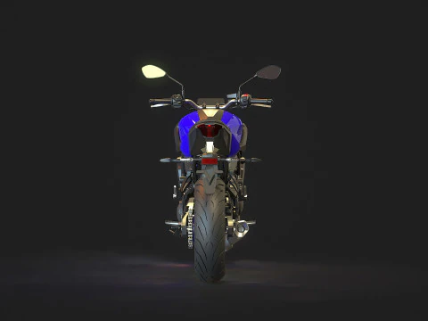 Base model Yamaha MT 07 2025 3D Model