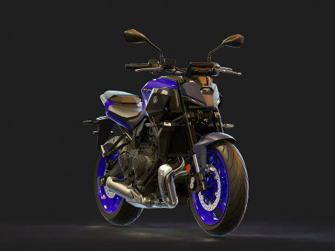 Base model Yamaha MT 07 2025 Modelo 3D