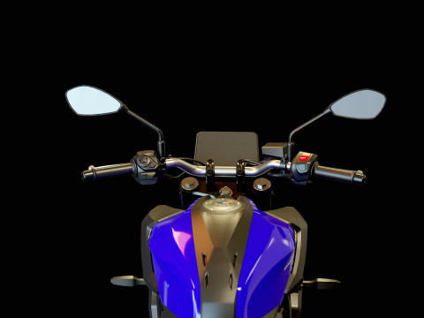 Base model Yamaha MT 07 2025 Modelo 3D