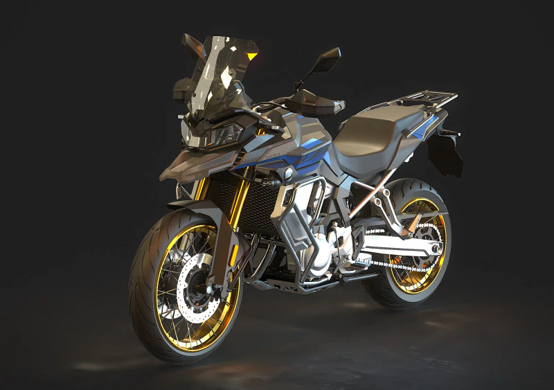Base model Voge 900 DSX 2024 3D Model .c4d .max .obj .3ds .fbx .stl .blend