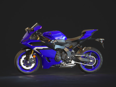 Base model Yamaha R9 2025 3D Модель