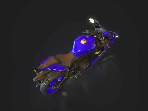 Base model Yamaha R9 2025 3D Модель