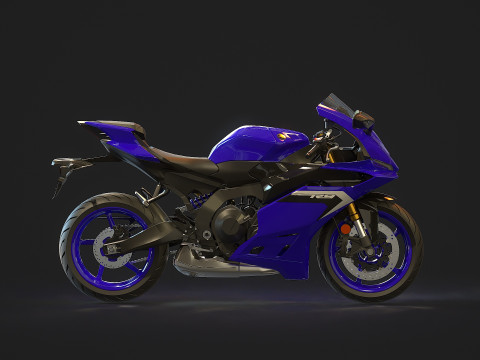 Base model Yamaha R9 2025 3D Модель