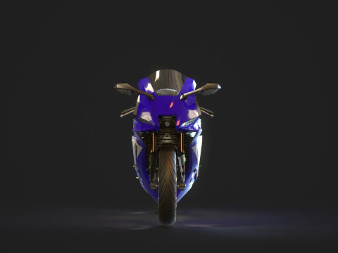 Base model Yamaha R9 2025 3D Модель