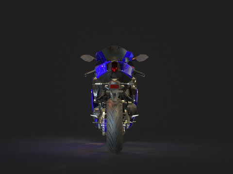 Base model Yamaha R9 2025 3D Модель