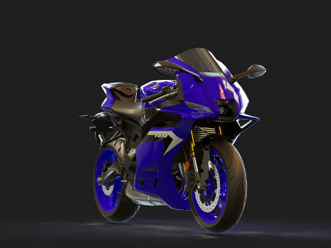 Base model Yamaha R9 2025 3D Модель