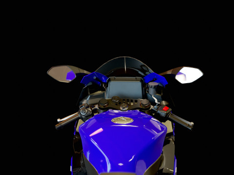 Base model Yamaha R9 2025 3D Модель