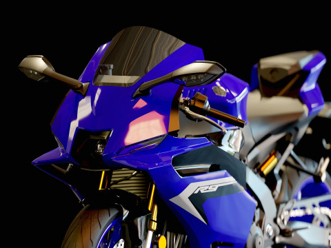 Base model Yamaha R9 2025 3D Модель