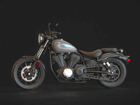 Base model Yamaha XV950 2020 Model 3D