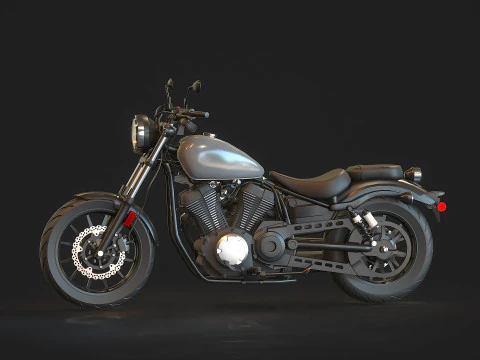 Base model Yamaha XV950 2020 3D Model