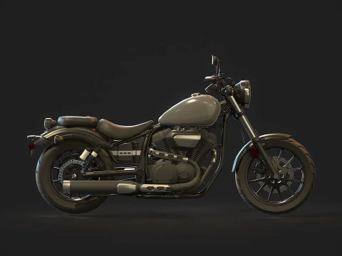 Base model Yamaha XV950 2020 3D Model
