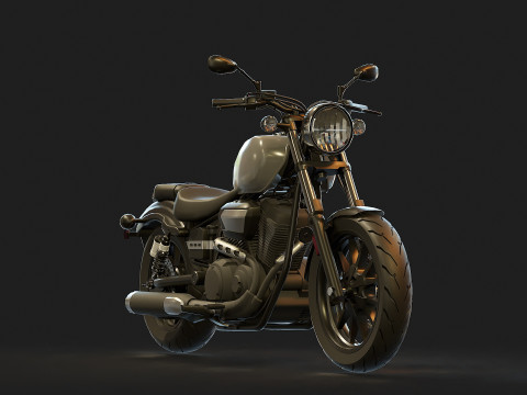 Base model Yamaha XV950 2020 Model 3D