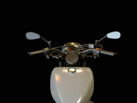 Base model Yamaha XV950 2020 3D Model