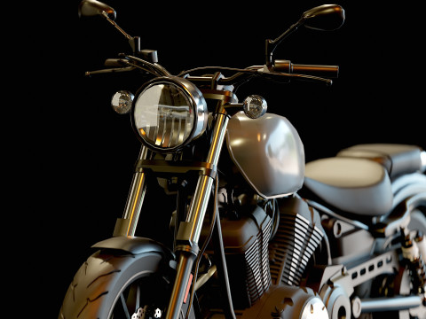Base model Yamaha XV950 2020 Model 3D