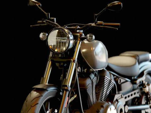 Base model Yamaha XV950 2020 3D Model