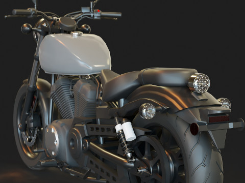 Base model Yamaha XV950 2020 Model 3D