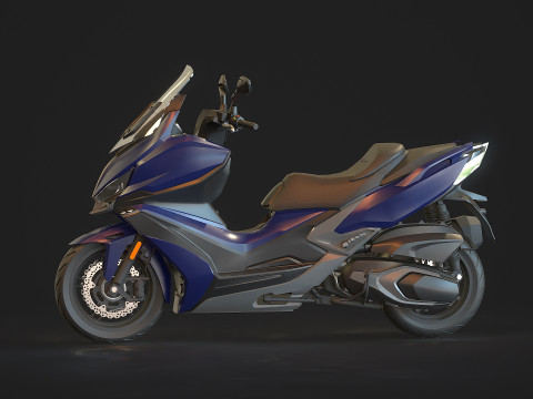 Base model Kymco Xciting 400 2020 3D 模型