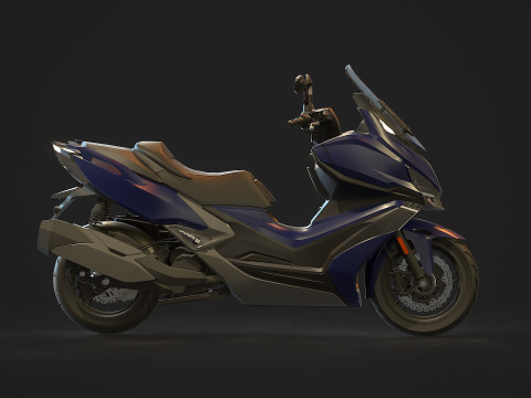 Base model Kymco Xciting 400 2020 3D 模型