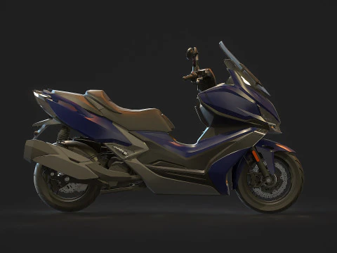 Base model Kymco Xciting 400 2020 3D Model