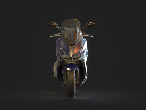 Base model Kymco Xciting 400 2020 3D 模型