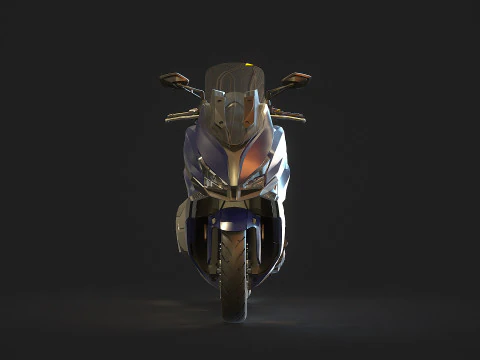 Base model Kymco Xciting 400 2020 3D Model