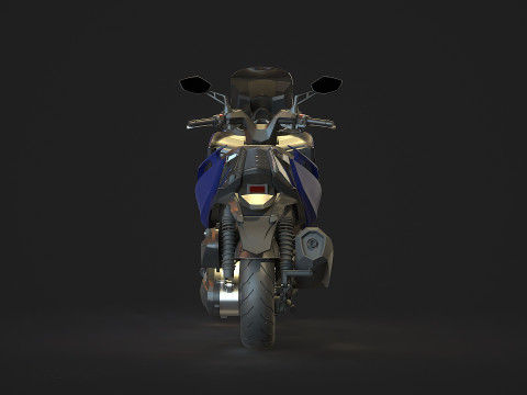 Base model Kymco Xciting 400 2020 3D 模型