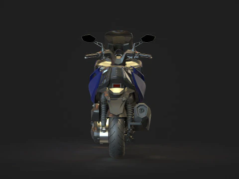 Base model Kymco Xciting 400 2020 3D Model