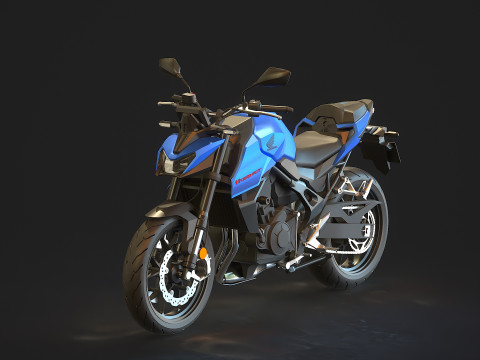 Base model Honda CB750 Hornet 2025 3D Model