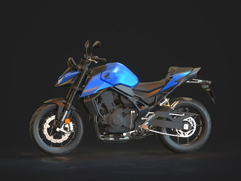 Base model Honda CB750 Hornet 2025 3D Model