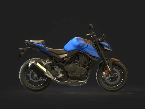 Base model Honda CB750 Hornet 2025 3D Model