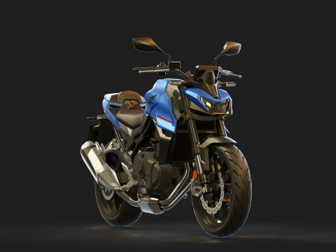 Base model Honda CB750 Hornet 2025 3D Model