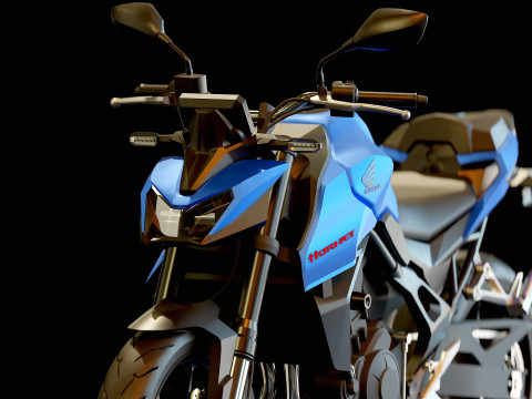 Base model Honda CB750 Hornet 2025 3D Model