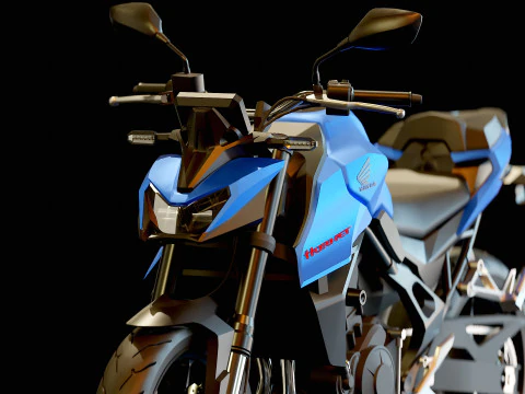 Base model Honda CB750 Hornet 2025 3D Model