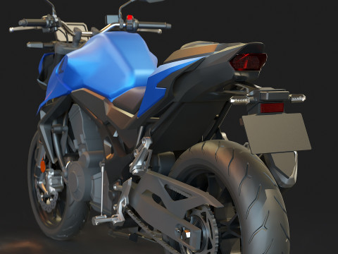 Base model Honda CB750 Hornet 2025 3D Model