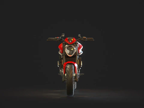 Modelo b&aacute;sico Ducati Monster 2021 Modelo 3D