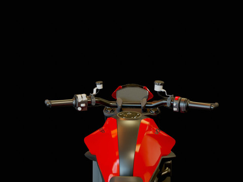 Base model Ducati Monster 2021 Modelo 3D