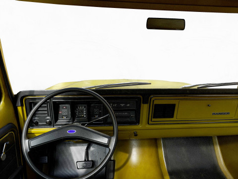 Classic pickup 1976 Old Yellow Model 3D
