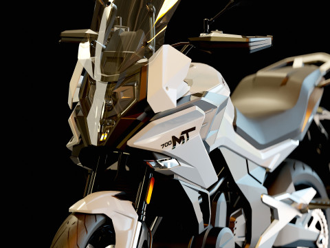 Base model MOTO 700 MT 2024 3D Model