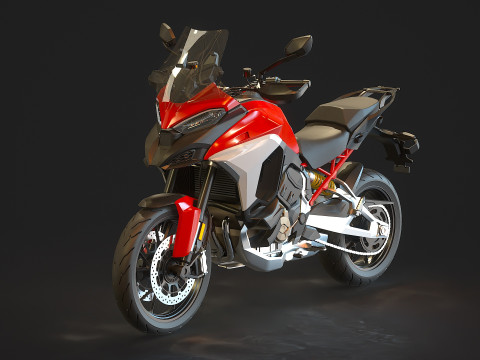 Base model DucatiMultistradaV4S2021 3D Model