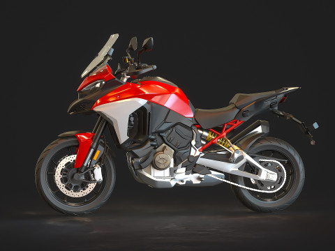 Base model DucatiMultistradaV4S2021 3D Model