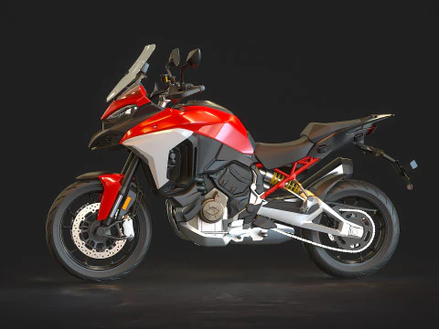 Mod&egrave;le de base DucatiMultistradaV4S2021 Modèle 3D