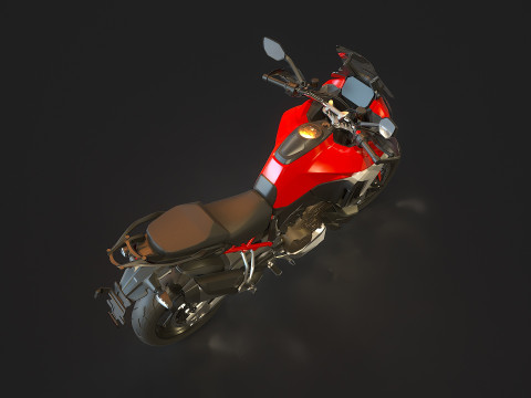 Base model DucatiMultistradaV4S2021 3D Model